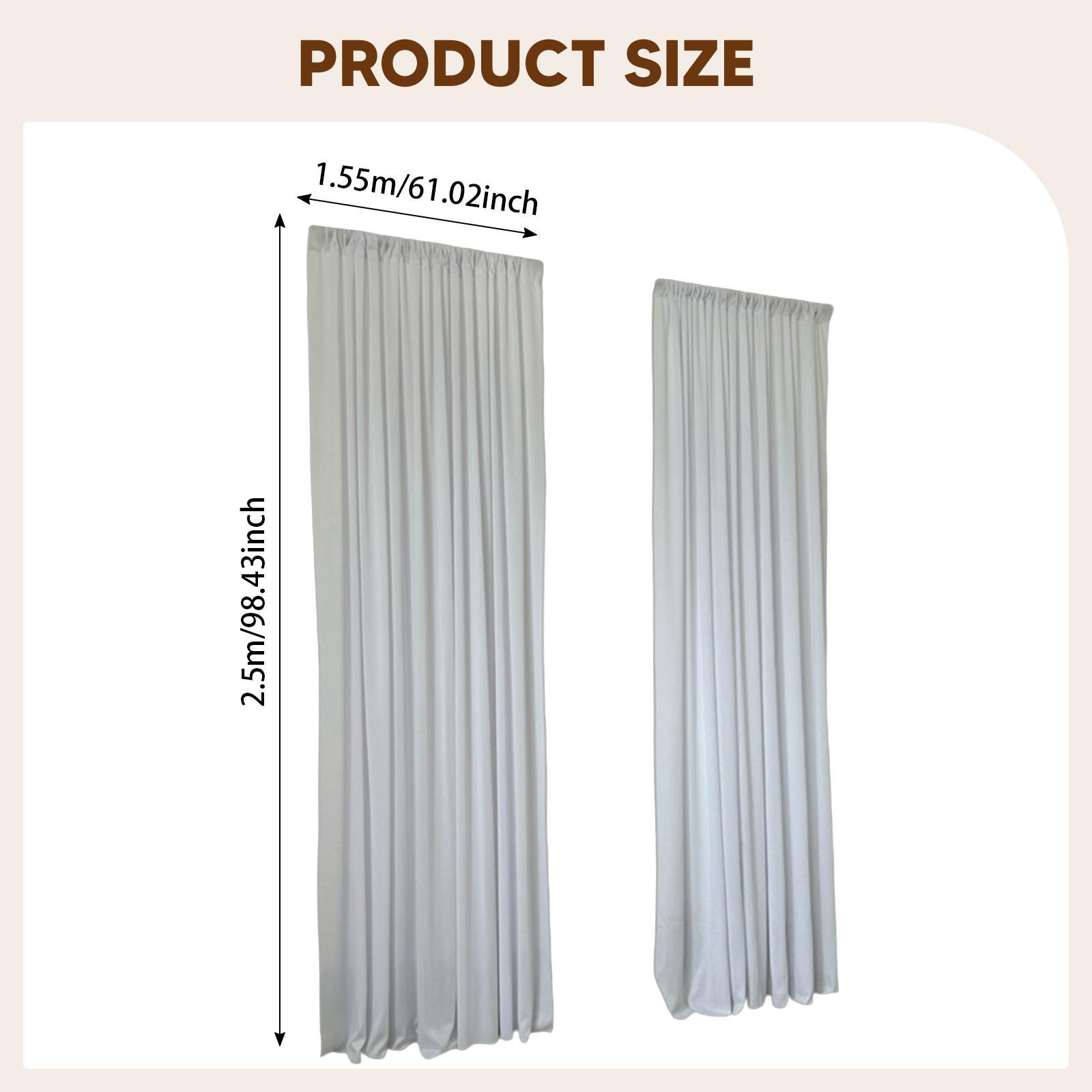 Photography Lighting Wedding Reception - Backdrop Curtains, Lightweight Soft Photography Backdrop