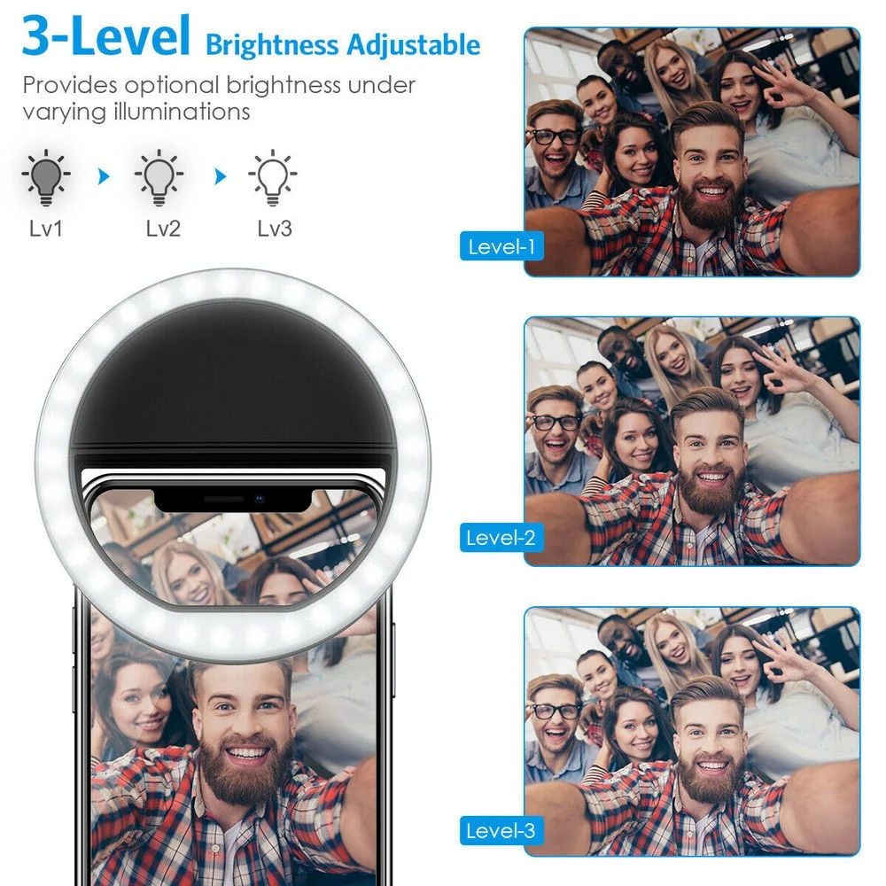 LED Selfie Fill Light USB Char - Photography Lighting Spotlight recension och pris