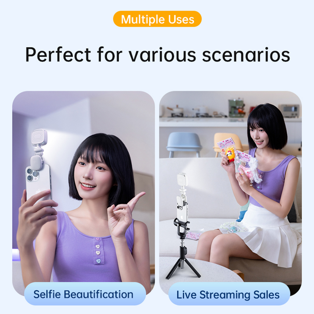Portable LED Selfie Light Came - Photography Lighting Spotlight recension och pris
