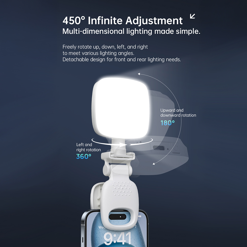Portable LED Selfie Light Came - Photography Lighting Spotlight recension och pris