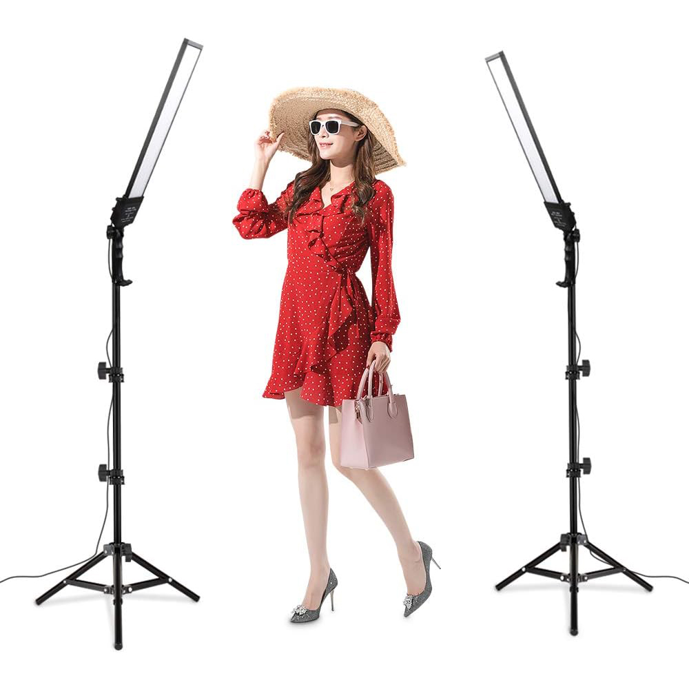 40CM LED Light Photography Stu - Photography Video Lighting Kit With Adjustable Tripod Stand recension och pris