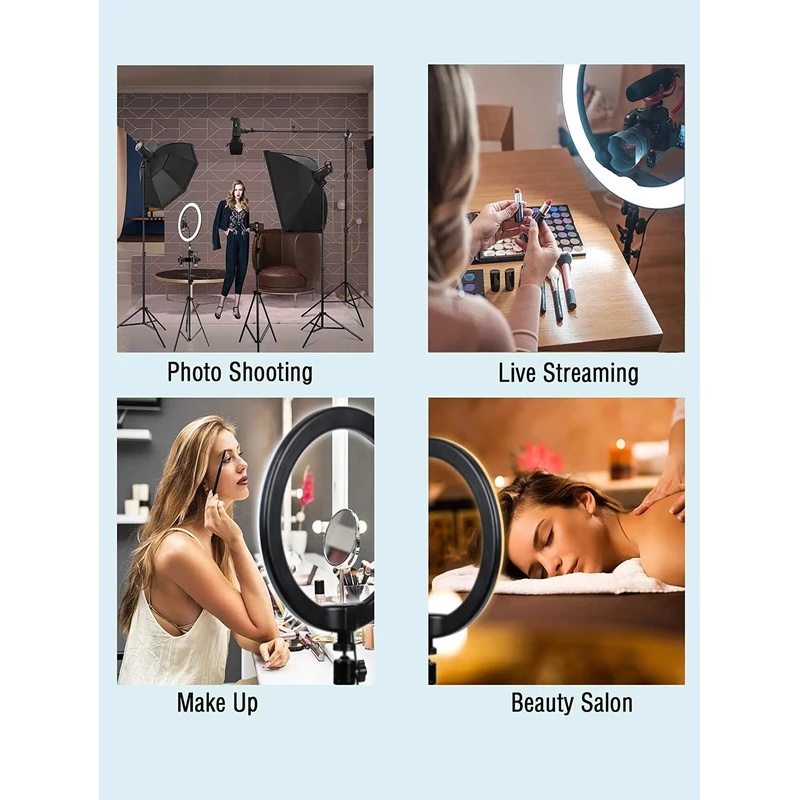 Desiontal 26cm Ring Light with - Photography Lighting Spotlight recension och pris