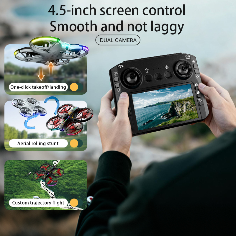 RH830 Professional 4K HD Drone - Photography Lighting App recension och pris