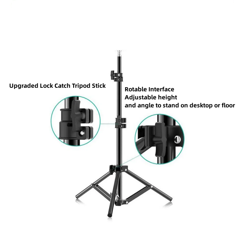 RP01-B Heavy Duty Metal Alloy  - Photography Video Lighting Kit With Adjustable Tripod Stand recension och pris