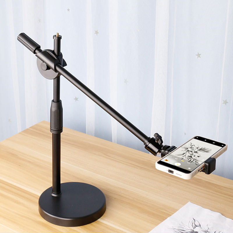 Overhead Tripod with Ring Ligh - Photography Mobile Lighting recension och pris