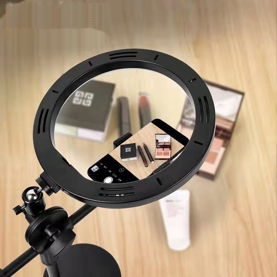 Overhead Tripod with Ring Ligh - Photography Mobile Lighting recension och pris